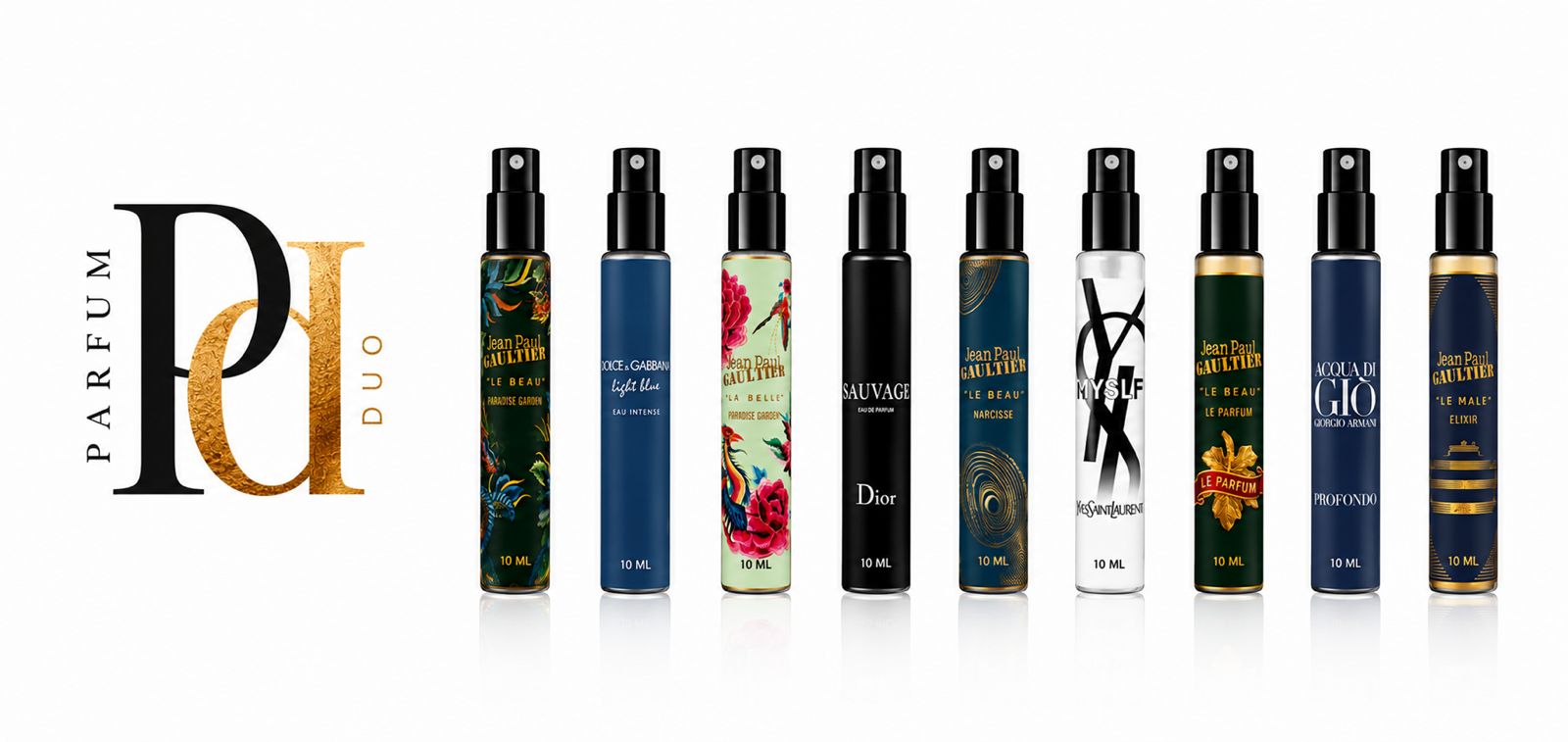 Parfums decantes format 10 ml